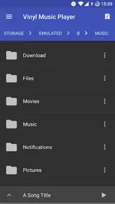 Vinyl Music Player android App screenshot 1